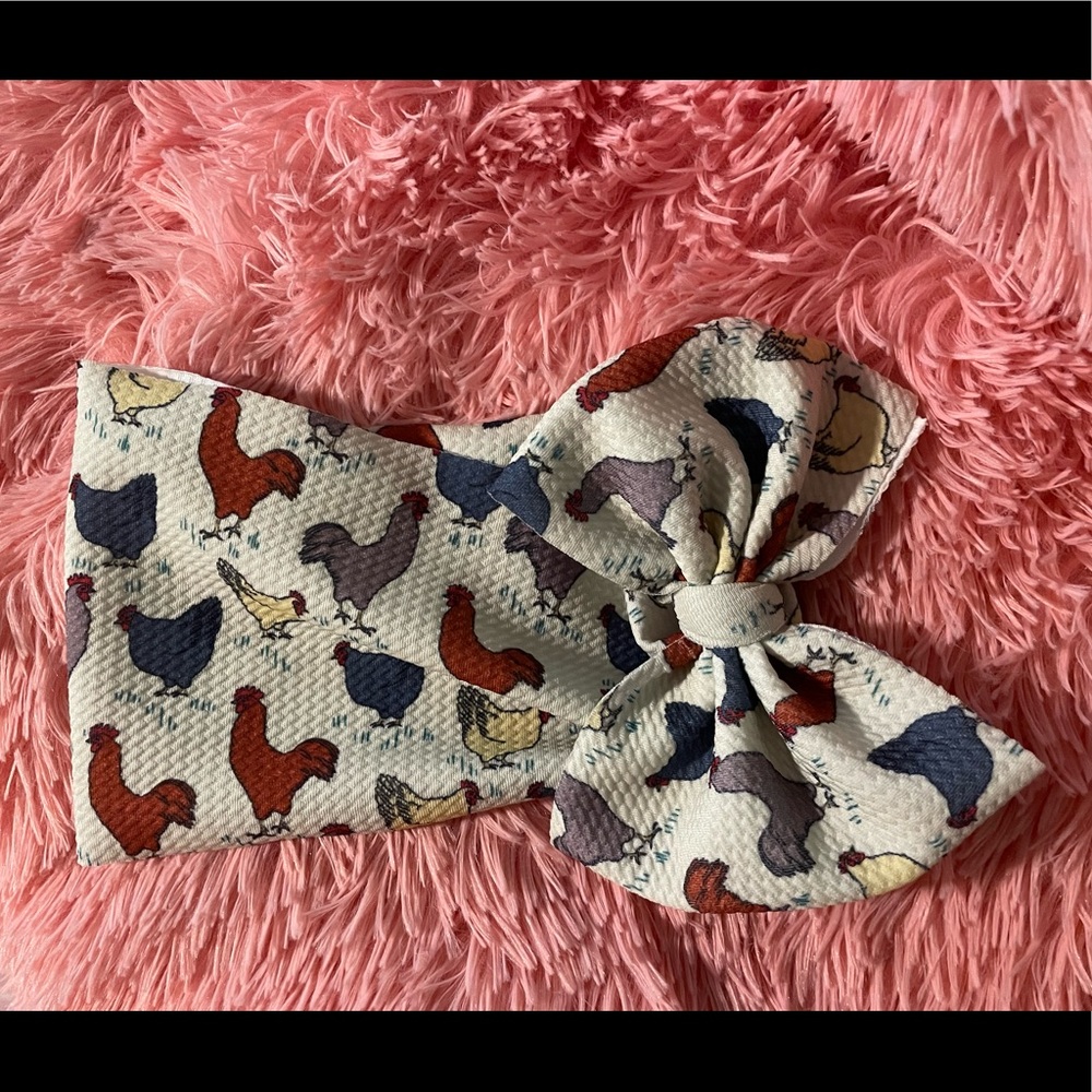 Chickens Toddler Headwrap
